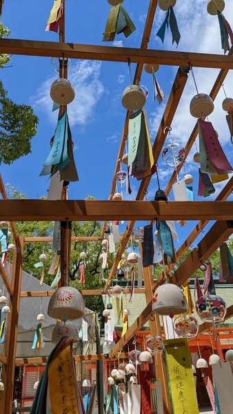 wishes at a shrine