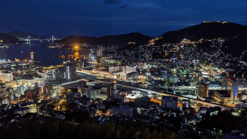 Nagasaki at night