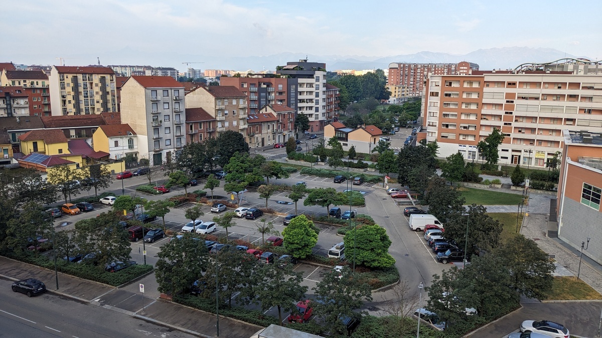 Parkado kaj survido de la distrikto San Paolo